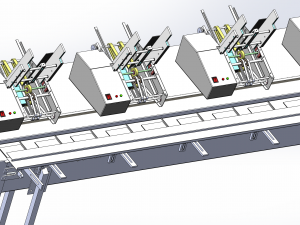 automatic card issuing and packing machine 3D Модель