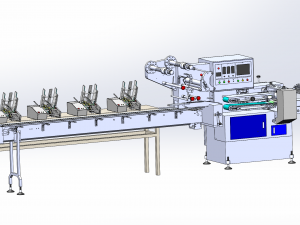 automatic card issuing and packing machine 3D Модель