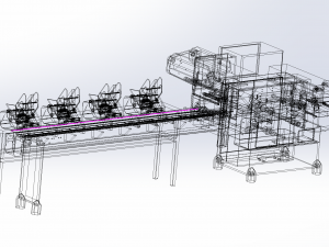 automatic card issuing and packing machine 3D Модель