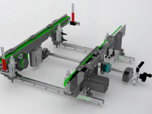 transportador de paso variable Modelo 3D