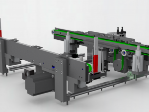 variable pitch conveyor 3D Model