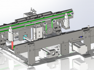 variable pitch conveyor 3D Model