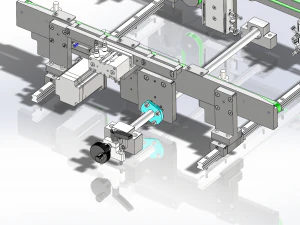 variable pitch conveyor 3D Model