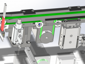 variable pitch conveyor 3D Model