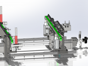 variable pitch conveyor 3D Model