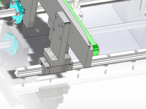 variable pitch conveyor 3D Model