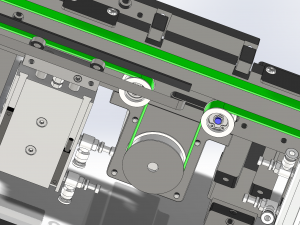 variable pitch conveyor 3D Model