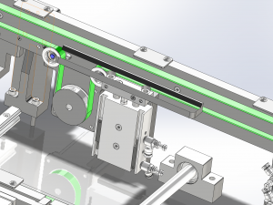 variable pitch conveyor 3D Model