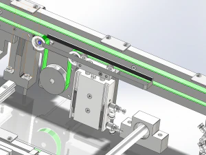 variable pitch conveyor 3D Model