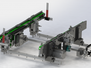 variable pitch conveyor 3D Model