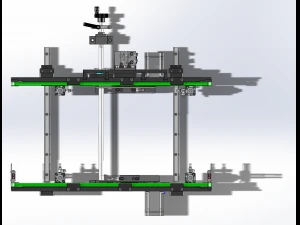 variable pitch conveyor 3D Model