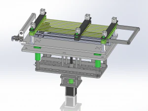 double axle shifting load fine tuning platform 3D Model