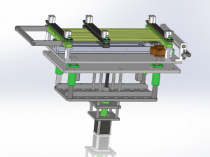 double axle shifting load fine tuning platform Model 3D