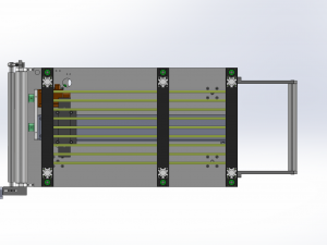 double axle shifting load fine tuning platform Model 3D