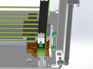 double axle shifting load fine tuning platform 3D Model