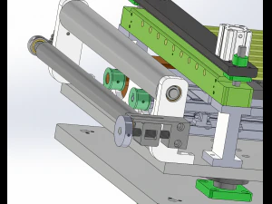 double axle shifting load fine tuning platform 3D Model