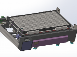 double axle shifting load fine tuning platform 3Dモデル