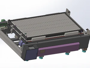 double axle shifting load fine tuning platform 3D Model