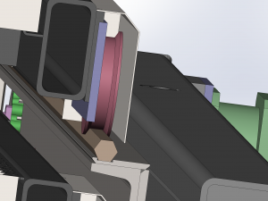 double axle shifting load fine tuning platform 3D Model