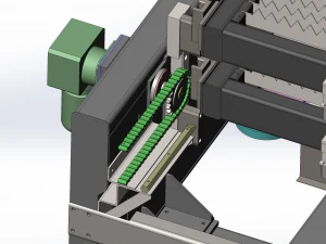 double axle shifting load fine tuning platform 3D Model