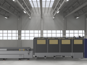 large laser cutting machine 3D Модель