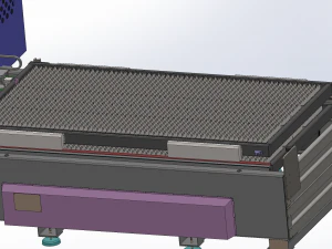 large laser cutting machine 3D Model