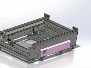 large laser cutting machine 3D Model