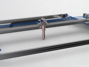 profile gantry shifting mechanism 3D Model