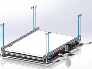 large lifting mechanism Modelo 3D