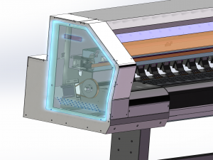 large inkjet printer 3D Модель