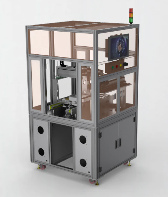 double station ccd detection machine 3D Model .c4d .max .obj .3ds .fbx .stl .blend 