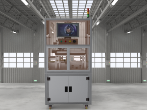 double station ccd detection machine 3D-Modell