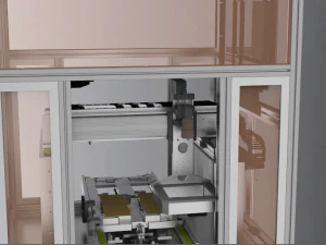 double station ccd detection machine 3D Model