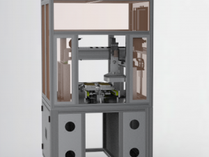 double station ccd detection machine 3D-Modell