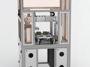 double station ccd detection machine 3D-Modell