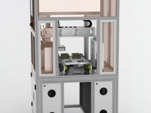 double station ccd detection machine 3D Model