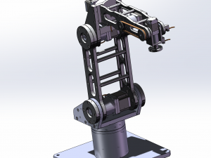 six manipulator Model 3D