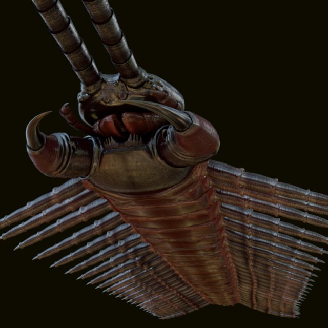 centipede 3D Model .c4d .max .obj .3ds .fbx .stl .blend 
