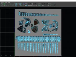 centopiedi Modello 3D