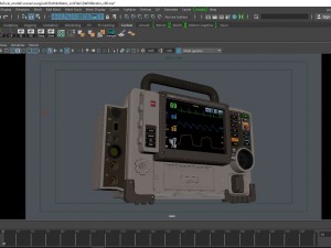 defribrillator monitor 3D Model