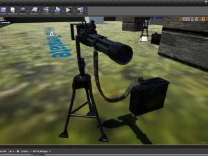 m134 minigun Modelo 3D