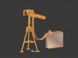 m134 minigun Modelo 3D