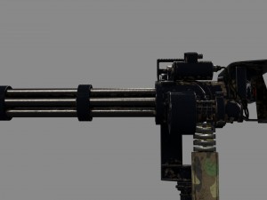m134 minigun Modelo 3D