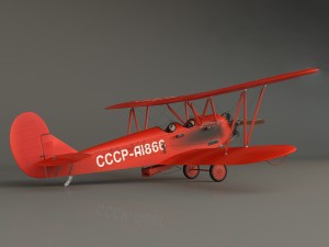 po-2 Model 3D