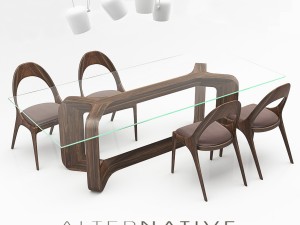 denise tablessharon chair 3D Model