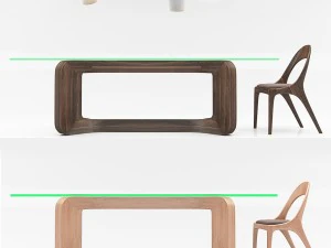 denise tablessharon chair 3D Model