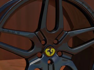 kahn design monza rim 3D Model
