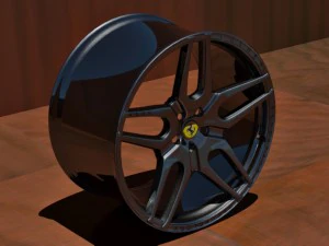 kahn design monza rim 3D Model