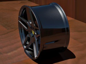 kahn design monza rim 3D Model