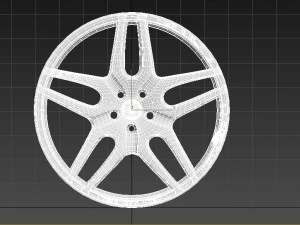 kahn design monza rim 3D Model
